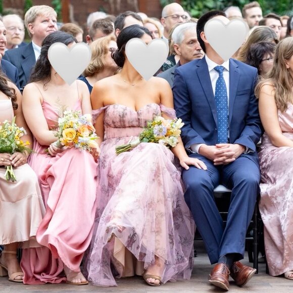 Sachin & Babi Jessica Gown | Size 4 | Pink Bridesmaid Dress - Picture 5 of 7